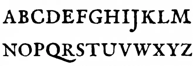 IM FELL English Roman SC Schriftart Kleinbuchstaben