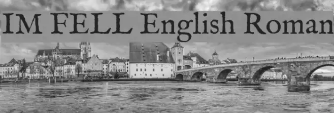 IM FELL English Roman Fuentes examples