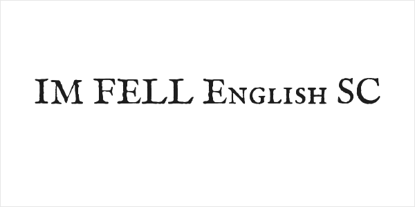 IM FELL English SC Logo