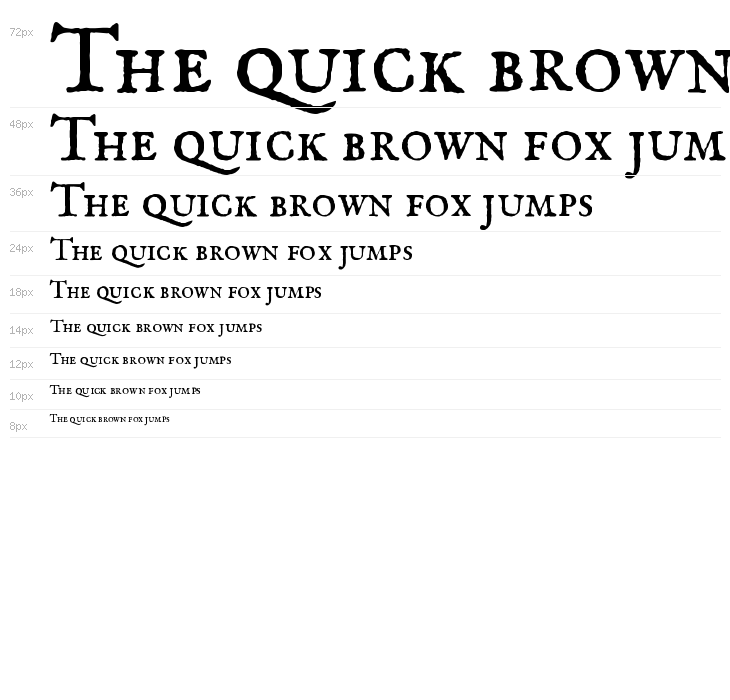 IM FELL English SC Waterfall