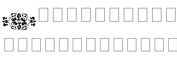 IM FELL FLOWERS 1 Font LOWERCASE
