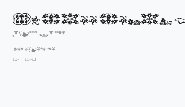 IM FELL FLOWERS 2 Business Card