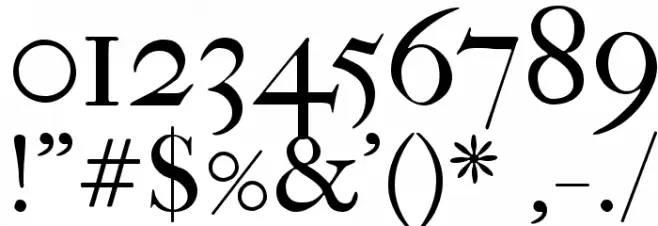 IM FELL French Canon Roman SC Polices AUTRES CHARS