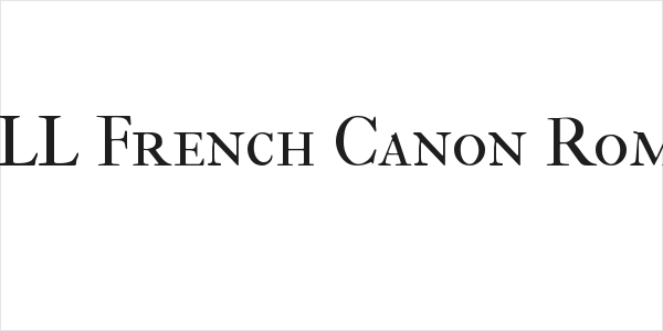IM FELL French Canon Roman SC Logo