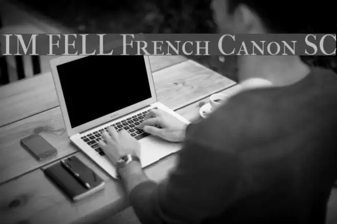 IM FELL French Canon SC Font examples