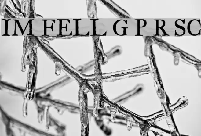 IM FELL Great Primer Roman SC Font examples