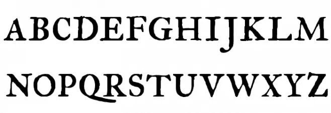 IM FELL Great Primer Roman SC Font LOWERCASE