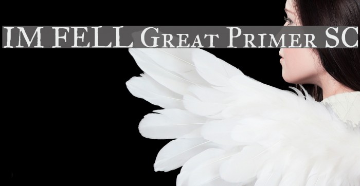 IM FELL Great Primer SC Font examples