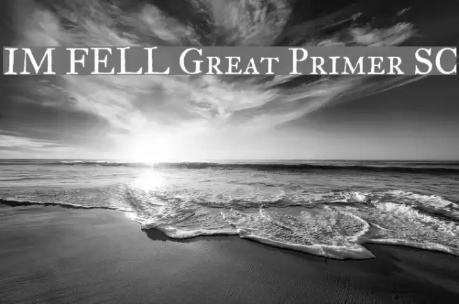 IM FELL Great Primer SC Font examples