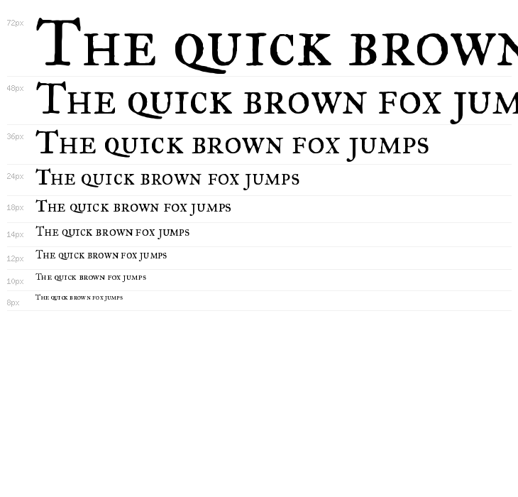 IM FELL Great Primer SC Waterfall