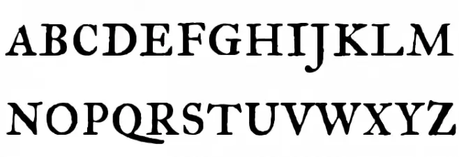 IM FELL Great Primer SC फ़ॉन्ट लोअरकेस