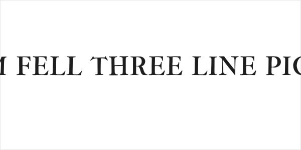 IM FELL THREE LINE PICA Logo