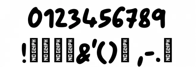 IM Handy DEMO Marker Font OTHER CHARS