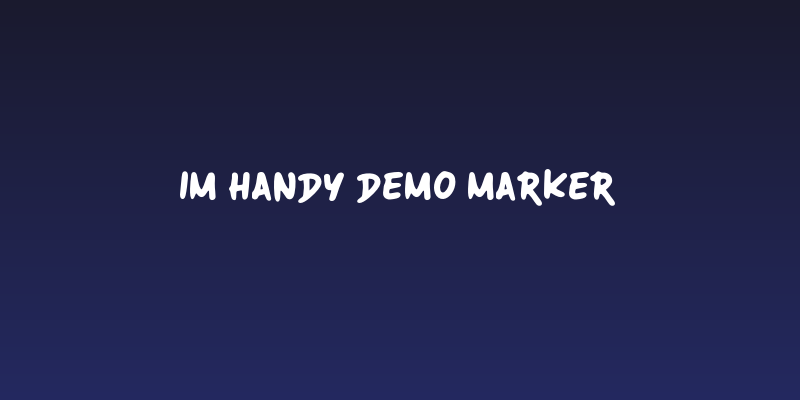 IM Handy DEMO Marker Social Header