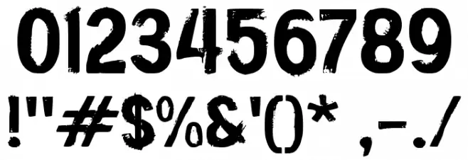 IMBRO Font OTHER CHARS