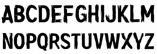 IMBRO Schriftart Groß