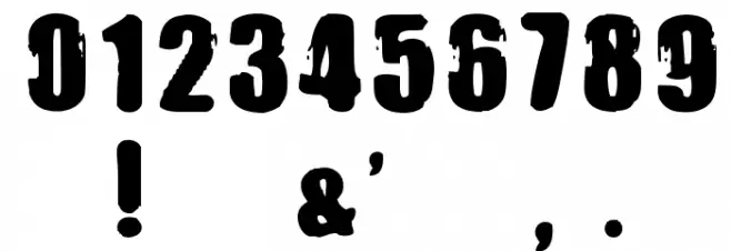 IMMORAL PACT Font OTHER CHARS