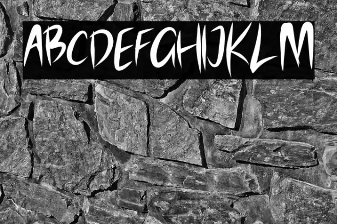 IMMORTAL MELLOW DEMO Font examples