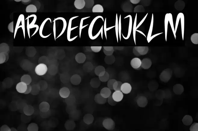 IMMORTAL MELLOW DEMO Font examples