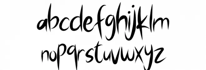 IMMORTAL MELLOW DEMO Schriftart Kleinbuchstaben