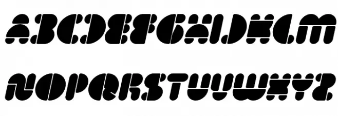 IMPULSE OF HEART Bold Italic 字体 大写
