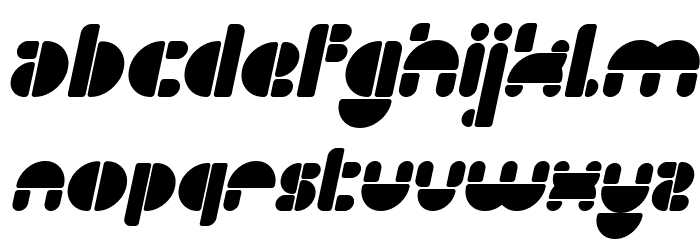 IMPULSE OF HEART Bold Italic Font LOWERCASE