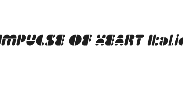 IMPULSE OF HEART Italic Logo