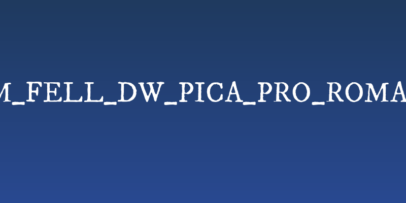 IM_FELL_DW_Pica_PRO_Roman Social Header