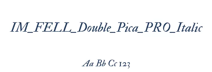 IM_FELL_Double_Pica_PRO_Italic