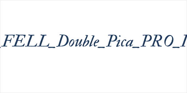 IM_FELL_Double_Pica_PRO_Italic Logo