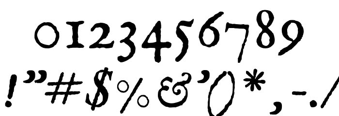 IM_FELL_English_PRO_Italic Font OTHER CHARS