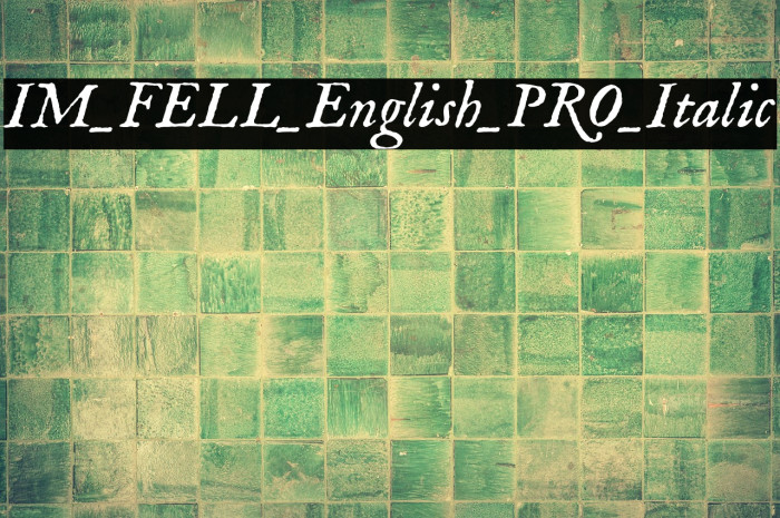 IM_FELL_English_PRO_Italic Example 1