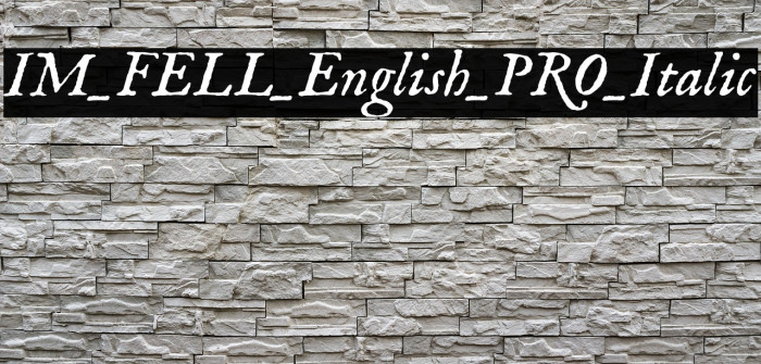 IM_FELL_English_PRO_Italic Example 2