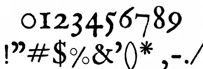 IM_FELL_English_PRO_Roman Font OTHER CHARS