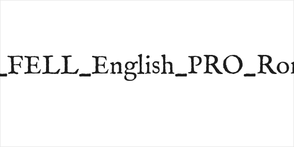 IM_FELL_English_PRO_Roman Logo