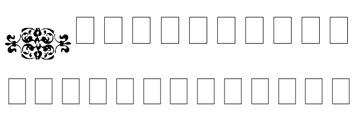 IM_FELL_FLOWERS_1 Font LOWERCASE