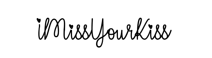 IMissYourKiss Font