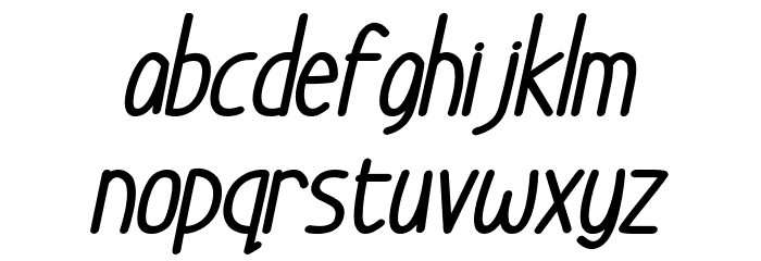 Im Wunderland Bold Italic Font LOWERCASE