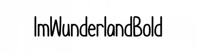 Im Wunderland Bold  Fuentes Gratis Descargar