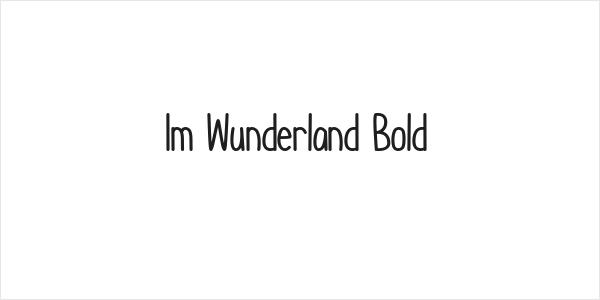 Im Wunderland Bold Logo