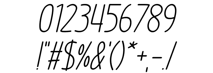 Im Wunderland Italic Font OTHER CHARS