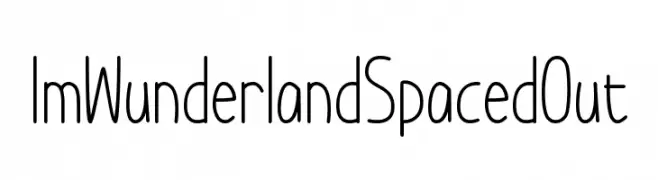 Im Wunderland Spaced Out  baixar fontes gratis