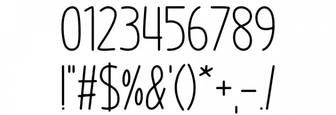 Im Wunderland Spaced Out Font OTHER CHARS