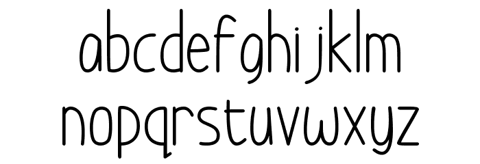 Im Wunderland Spaced Out 字体 小写