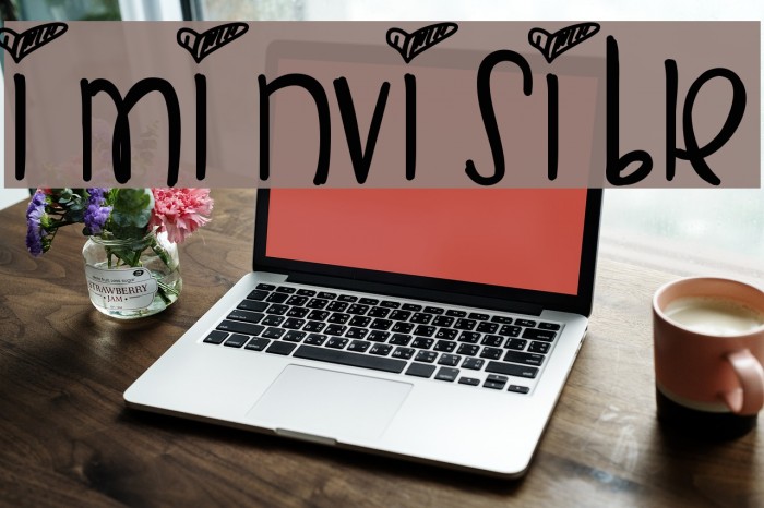 ImInvisible Font examples