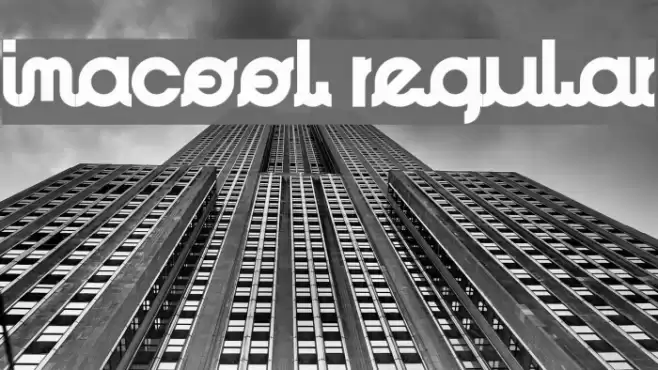 ImaCool Regular Font examples