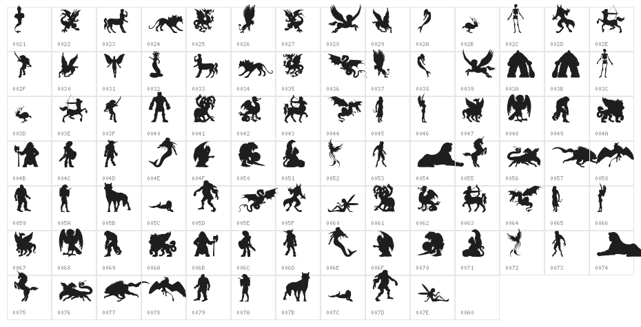 Imaginary Forces Character Map