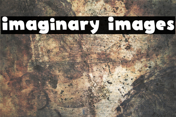 Imaginary Images Font examples