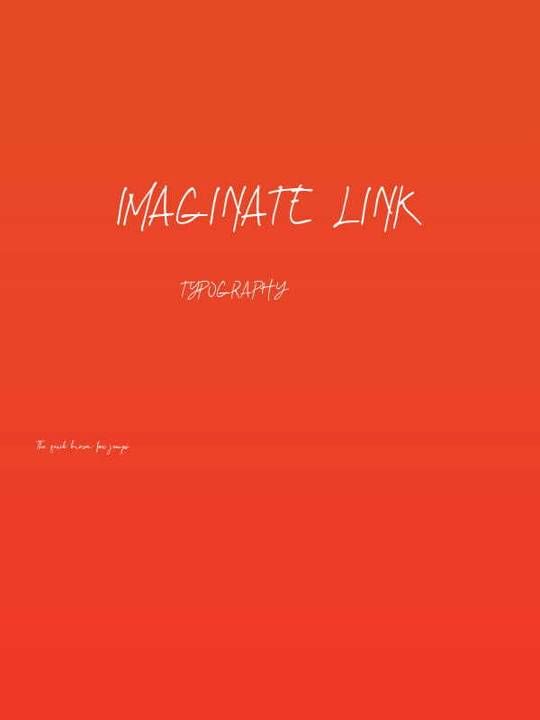 Imaginate Link Poster