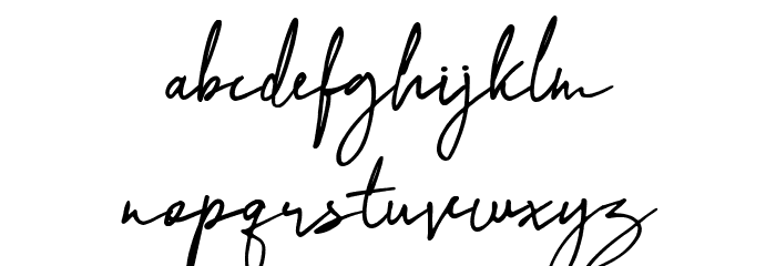 Imaginate Link Font LOWERCASE